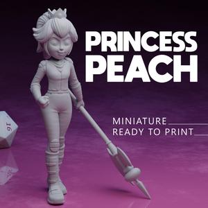 PRINCESS PEACH - MARIO - 3D READY TO PRINT
