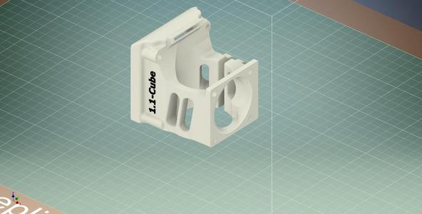 2 in 1 most compact extruder by Rein_3D_Design - 25mm version e3Dv6