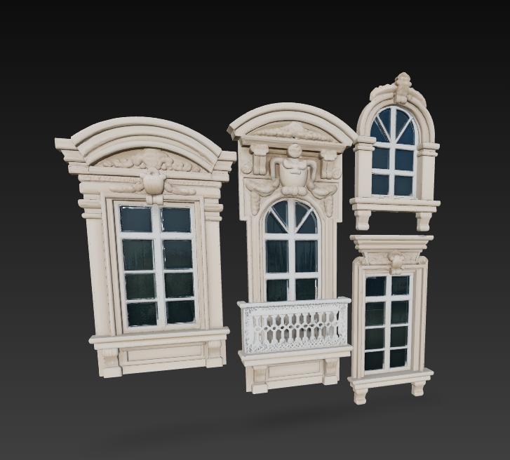 MODELS CONSTRUCTION ACCESSORIES CONSTRUCTION PACK WINDOWS FOR FACADES
