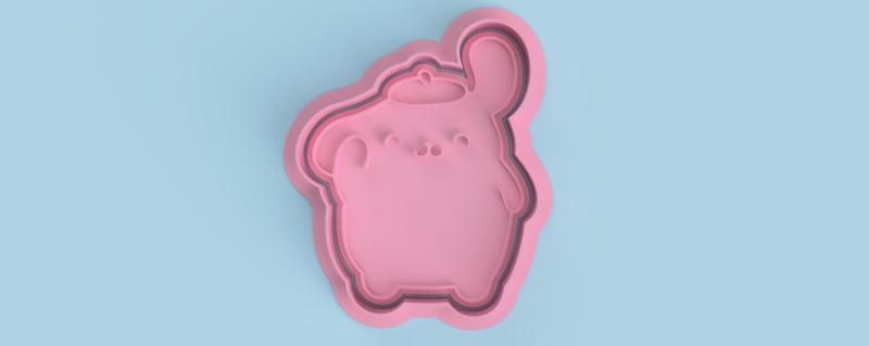 Pompompurin cookie cutter (Pompompurin cookie cutter)