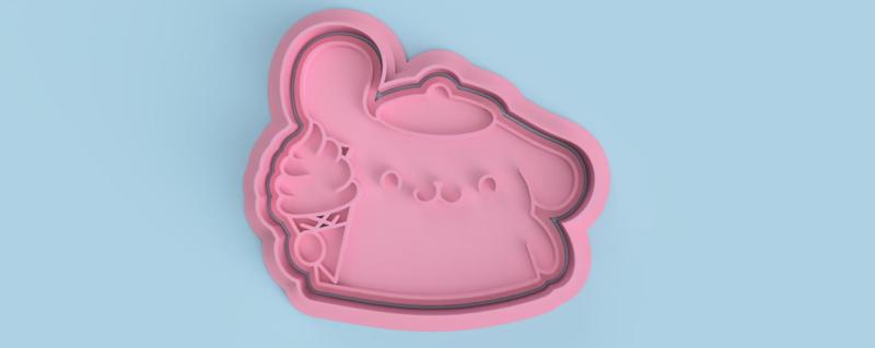 Pompompurin cookie cutter (Pompompurin cookie cutter)