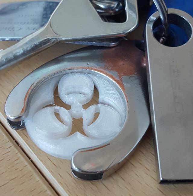 Shopping cart coin "Biohazard"