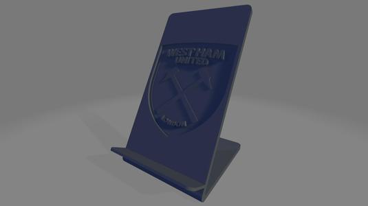 West Ham Phone Holder