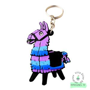 Flame Fortnite keychain