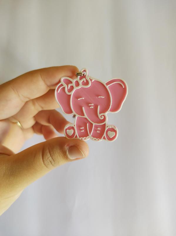 Baby Elephant Keychain
