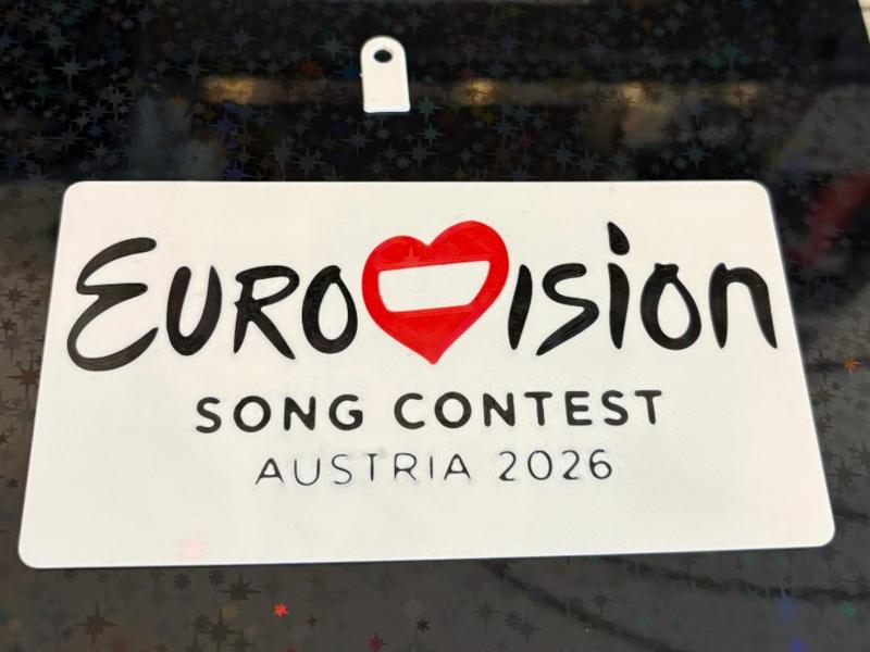 Schild Eurovision Song Contest (ESC) 2026