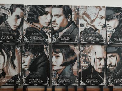 Poster set Fantastic beasts Crimes of Grindelwald