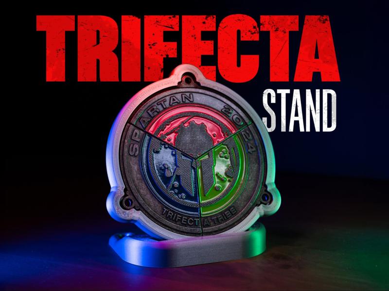 Spartan Trifecta Medal Stand