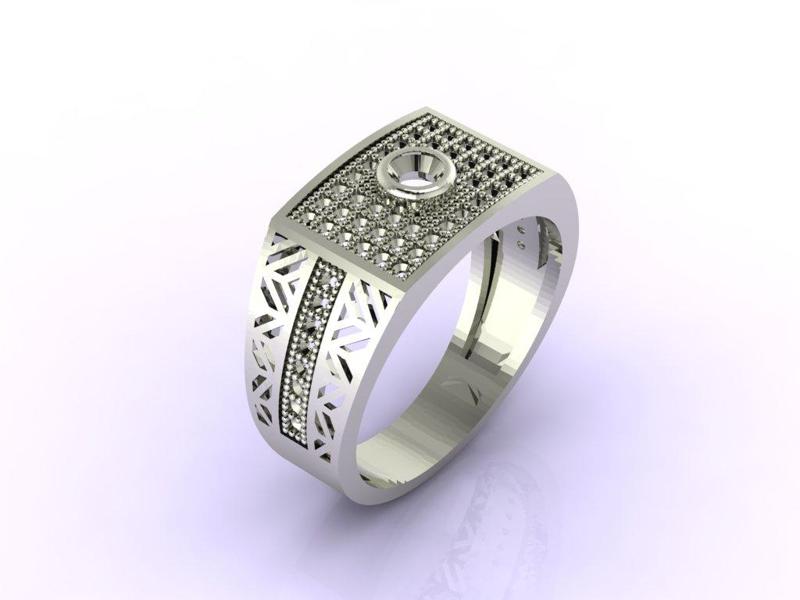 Gents Ring - Mens Ring STL READY FILES  Jewelry Rings For Men