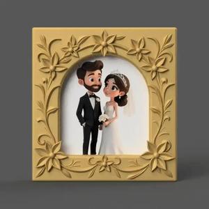 Beautiful Photo Frame STL for 3D Print - Decor - Gifts