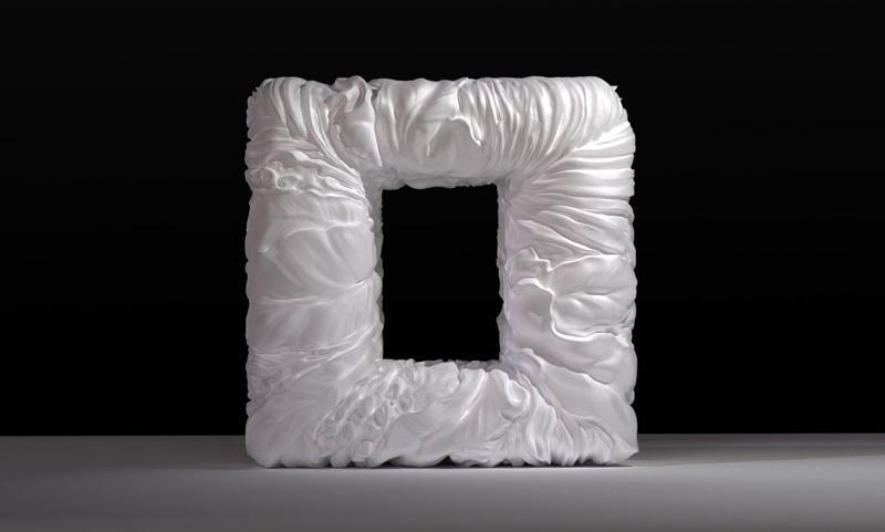 Ridiculously Bulky Floral Frame