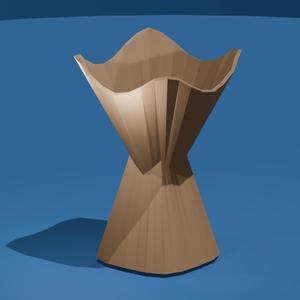 Funnel-Shaped Vase