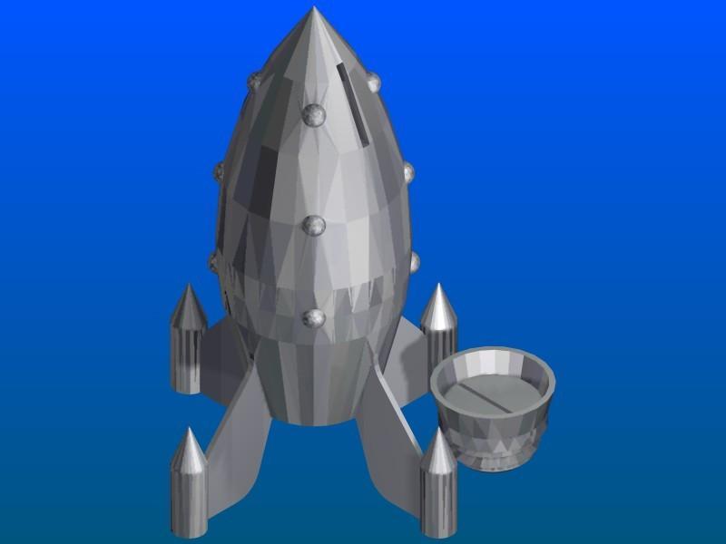 Rocket Ship BANK