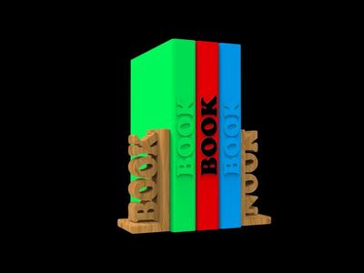 Book Holder with "BOOK NOOK" Design