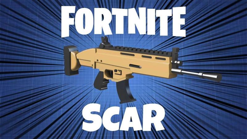 Fortnite Legendary SCAR (Full Sized, Smaller Pieces)