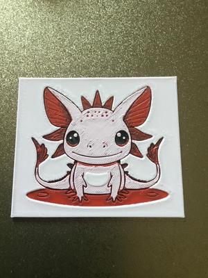 Axolotl Hueforge 4 colours AMS 