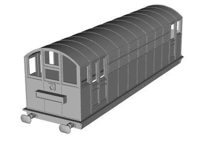Metropolitan Railway boxcab electric loco (nos 11-20) 1/148 scale