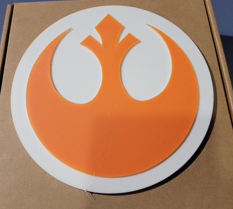 STAR WARS RESISTANCE 3D Logo 180mm series