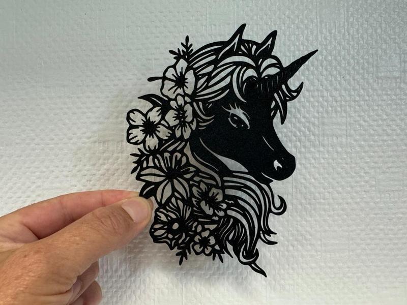 Decor unicorn with flower mane