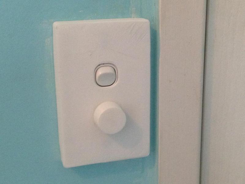 Australian Light Switch Cover and Fan Knob