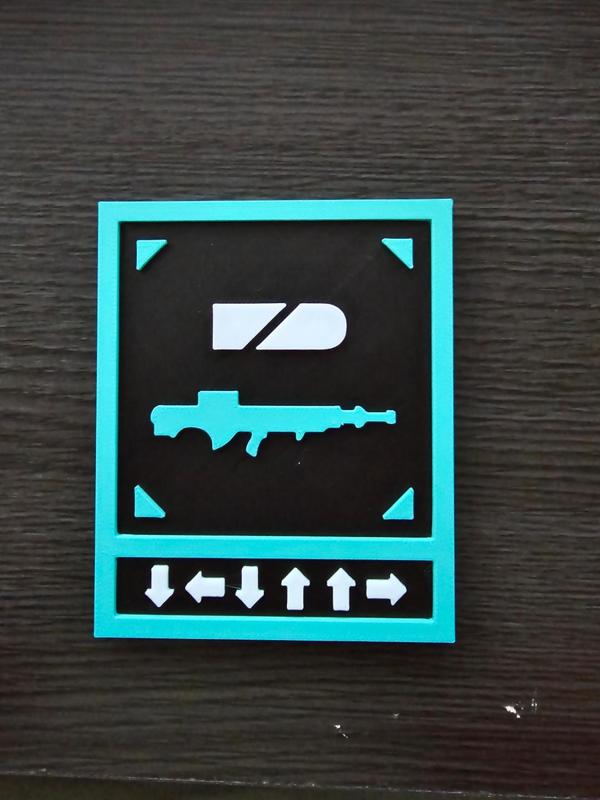 Magnetic Helldivers 2 Autocannon Plaque