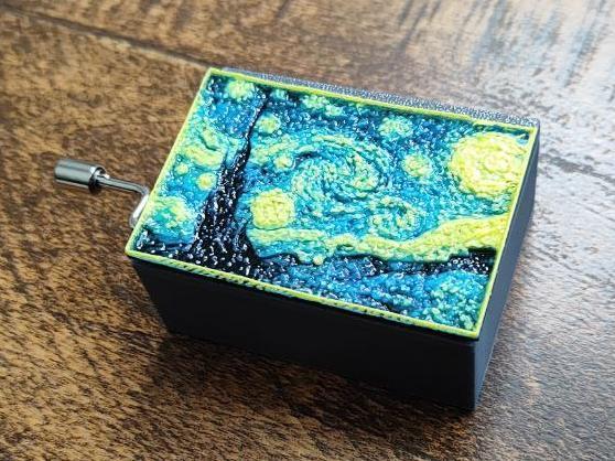 Starry Night Music Box – A Tribute to Van Gogh