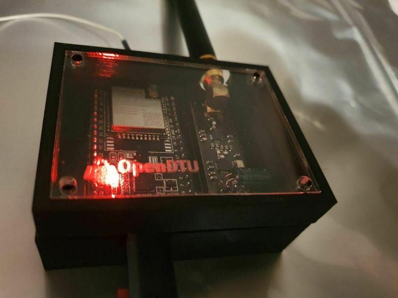 OpenDTU-Box with acrylic Cover