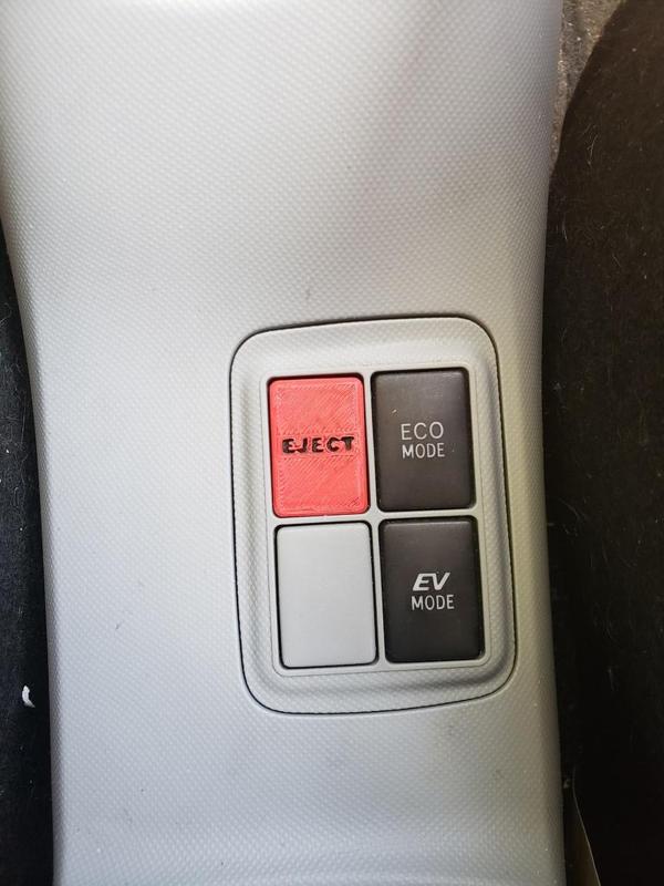 Toyota Prius C Console Button Fake