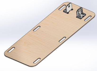 Adjustable Head Brace, Rescue Board (training)