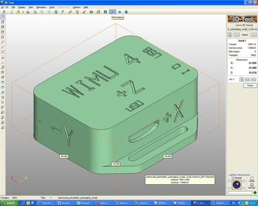 WIMUv4 Packagaing from OpenSCAD Parametric Packaging Script v2