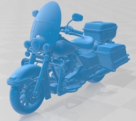 Harley Davidson Road King NYPD Police 2015 Printable Motorbike