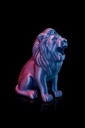 Roaring Lion Figurine STL File for 3D Printing