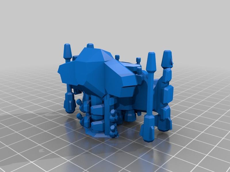 Terran Battle Cruiser (cut in half)