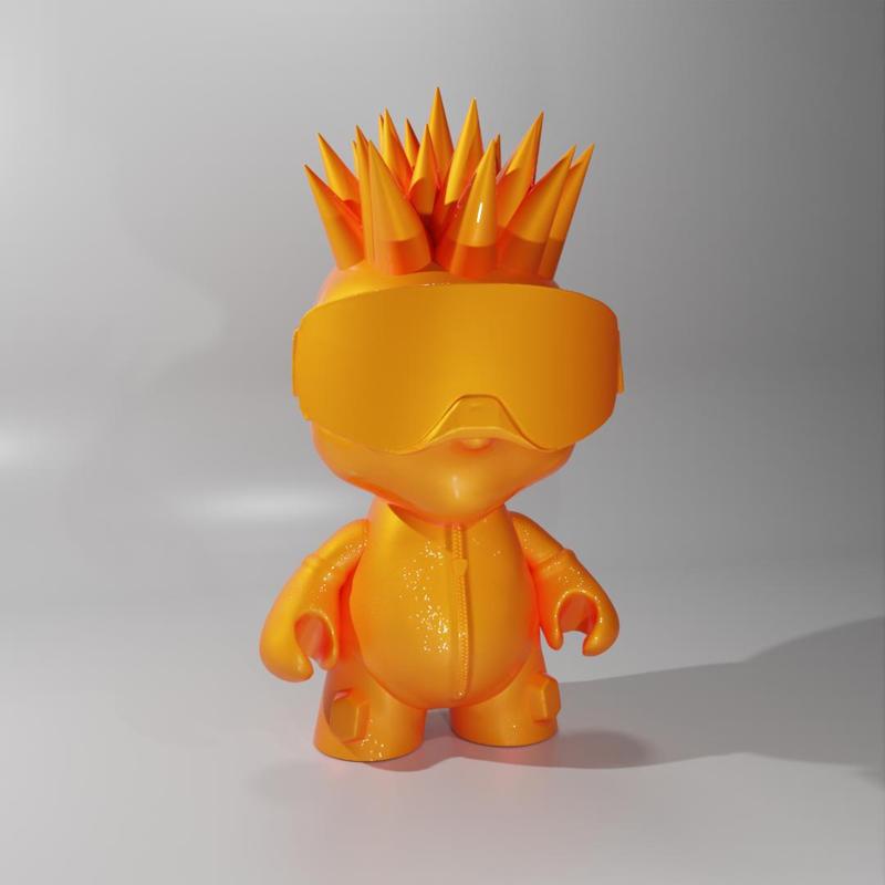 crazy Bikerboy "Art Toy"