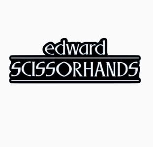 EDWARD SCISSORHANDS V1 Logo Display by MANIACMANCAVE3D