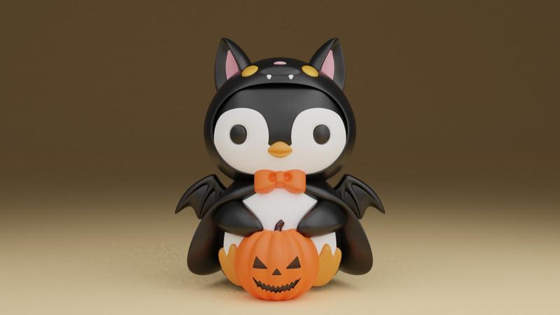 Halloween penguin