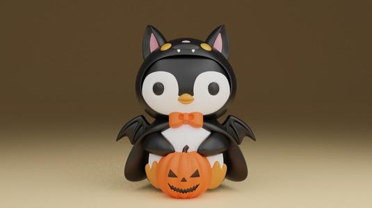 Halloween penguin