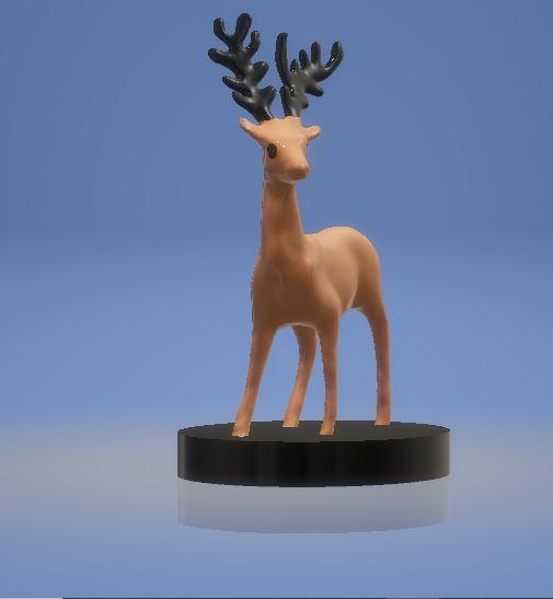 DEER TOY 3D PRINTABLE MODEL