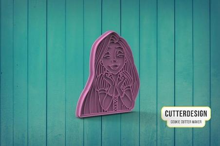 Princess Rapunzel Cookie Cutter M1