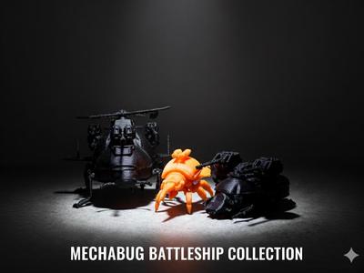 MechBug battleship Collection Tank, Gunship, Scout