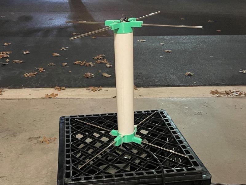 Turnstile Antenna 70cm Band (for amsat/cubesats)