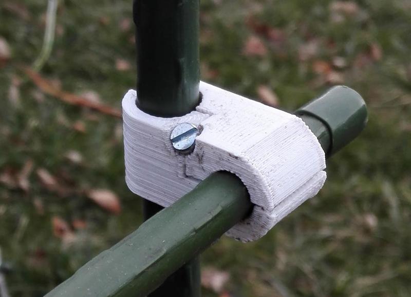 Garden rod fixture 90°