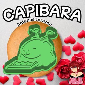 Capibara Valentine's Day Antennas Heart