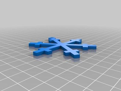 PA3D - Activité Janvier 2018 - Flocon modèle