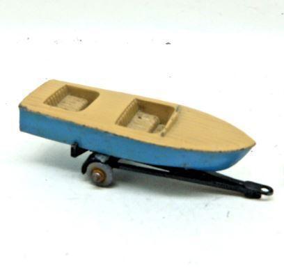 Lesney Matchbox 48B Sports Boats Trailer and Wheels