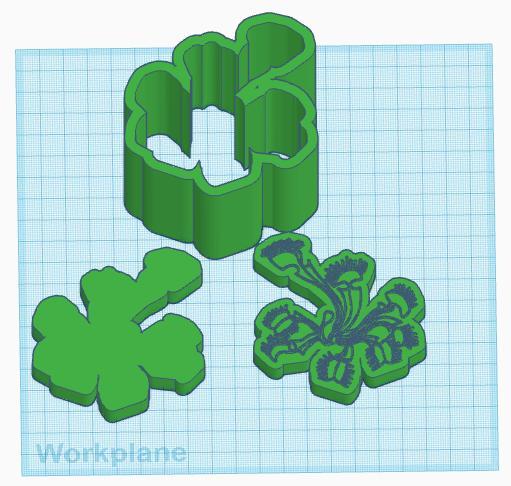 Venus Flytrap 3 Piece Bath Bomb Mold