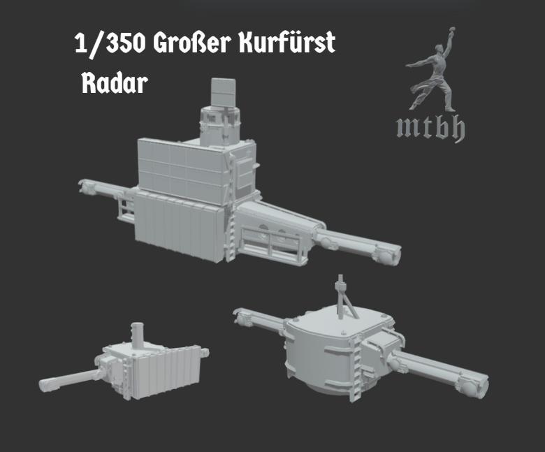 1/350 German Radar WW2