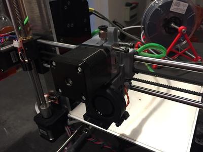 Prusa i3 extruder modified for MK8