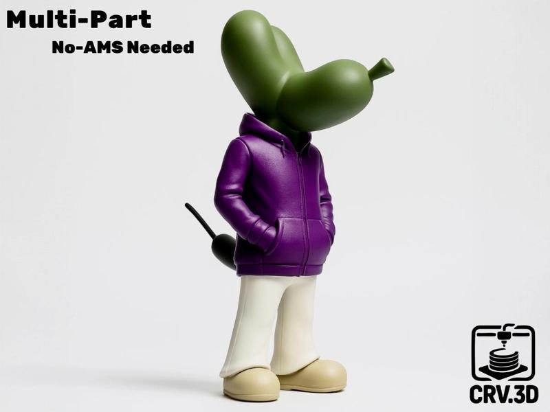 3D Printed Balloon Animal Inspired by Balloonski