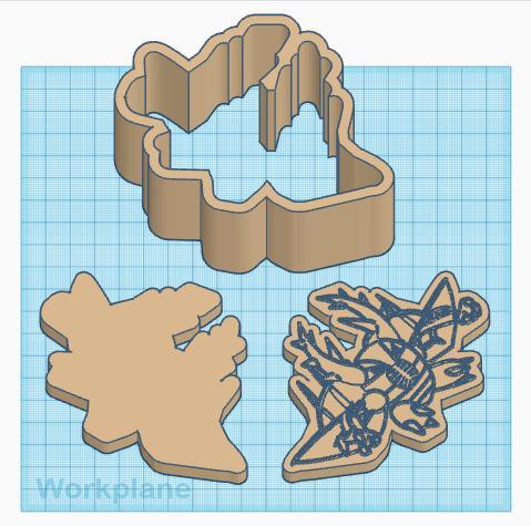 Pokemon: Mega Pinsir 3 Piece Bath Bomb Mold